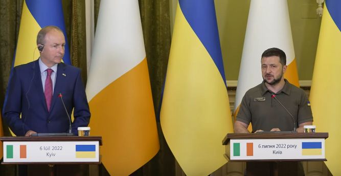Володимир Зеленський і Прем’єр-міністр Ірландії Міхол Мартін зробили заяви 