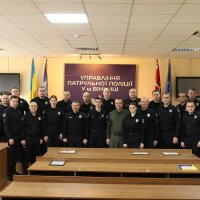 Начальник ОВА Сергій Борзов та працівників поліції