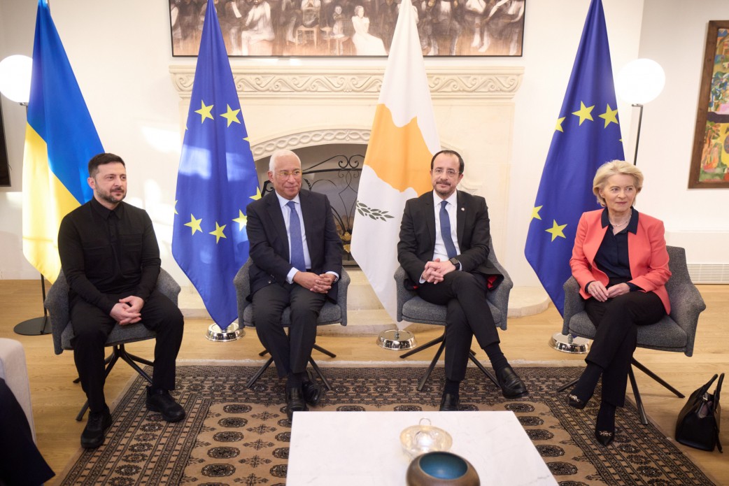 Президент обговорив із Нікосом Христодулідісом, Антоніу Коштою та Урсулою фон дер Ляєн пріоритети головування Кіпру в Раді Євросоюзу