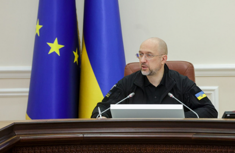 Прем’єр-міністр Денис Шмигаль під час засідання Уряду