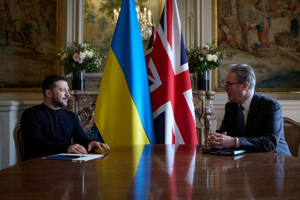 Президент України Володимир Зеленський та Прем’єр-міністр Великої Британії Кір Стармер