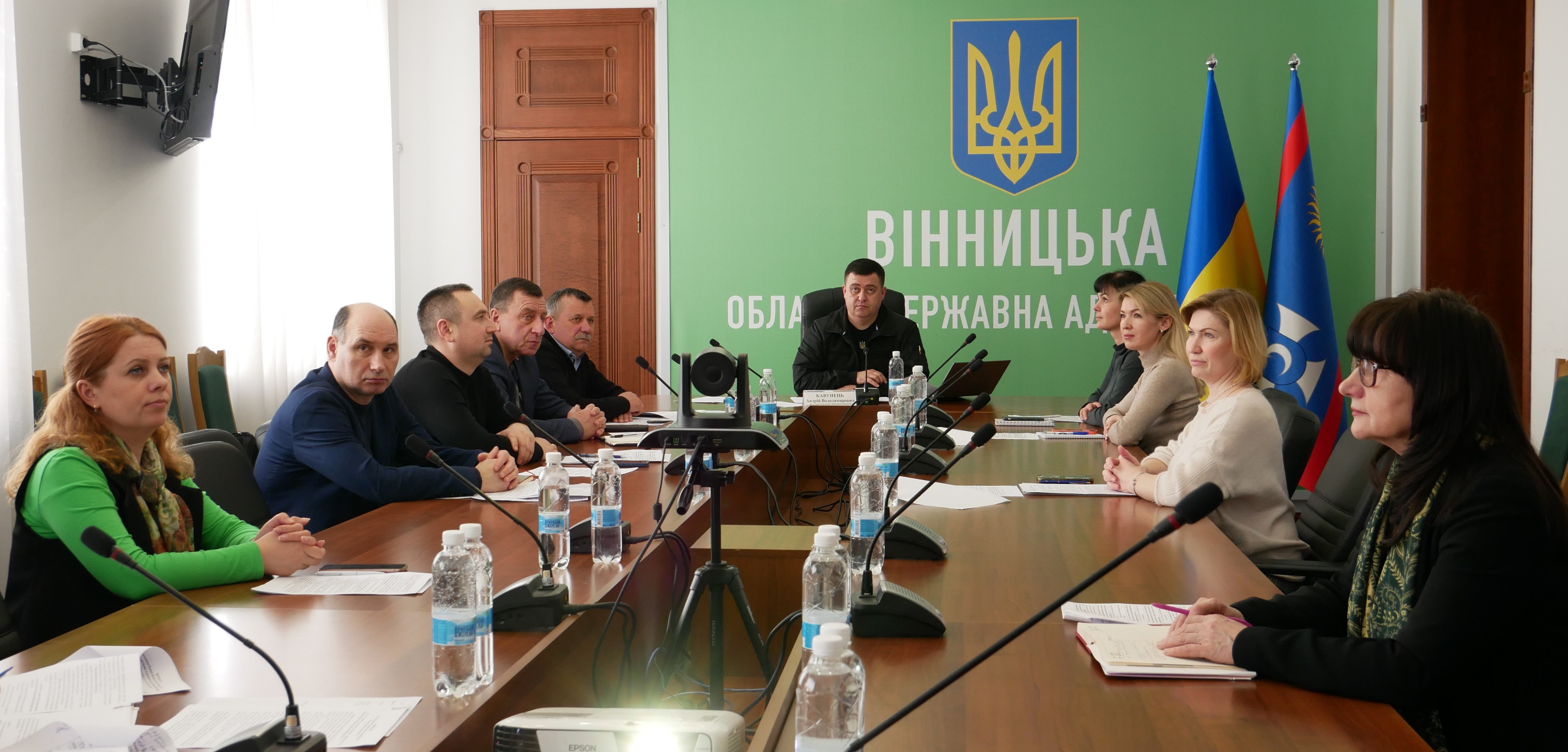 Заступник Начальника ОВА з питань цифрового розвитку, цифрових трансформацій і цифровізації (CDTO) Андрій Кавунець та учасники засідання