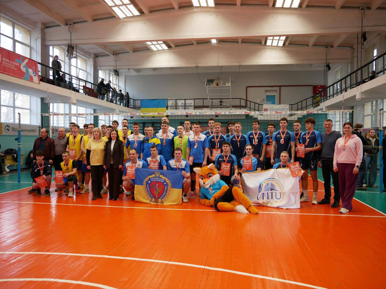 Студентські ліги «Пліч-о-пліч»: на Вінниччині визначено чемпіонів та призерів обласного етапу з волейболу серед чоловіків