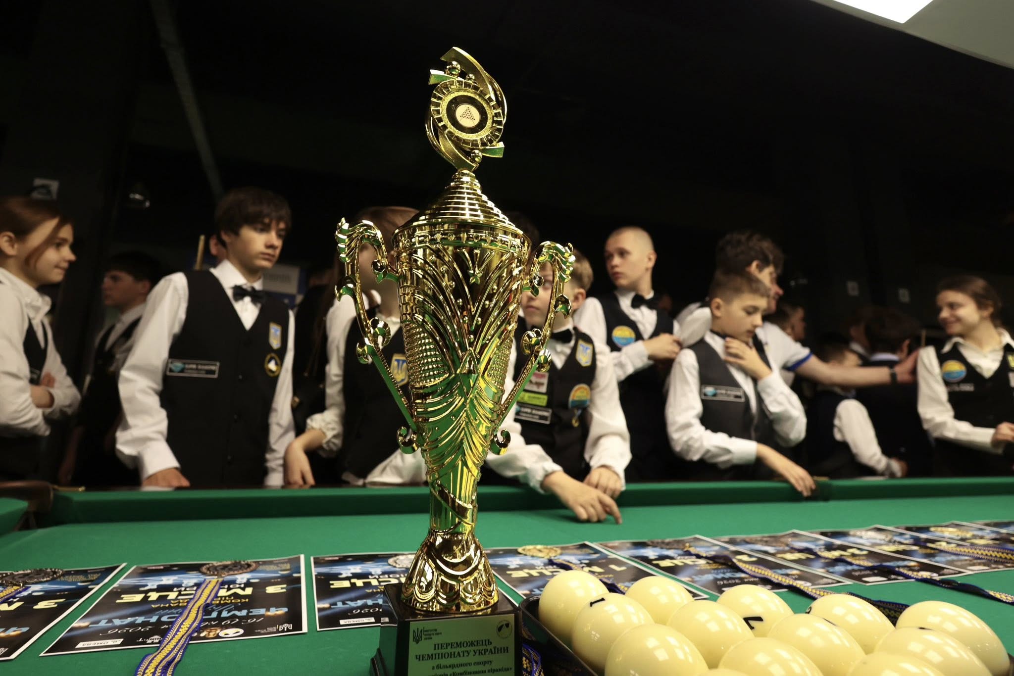 На Вінниччині проходить Чемпіонат України з більярду серед юніорів, юнаків та дівчат «Комбінована піраміда» 