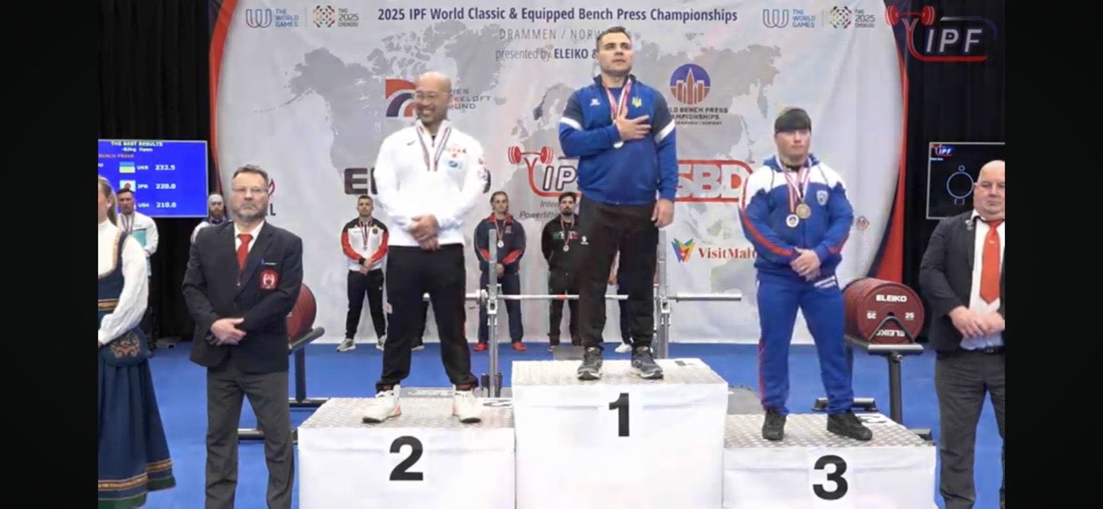 Вінничанин Іван Чупринко в тринадцяте став Чемпіоном світу з жиму лежачи, встановивши новий світовий рекорд
