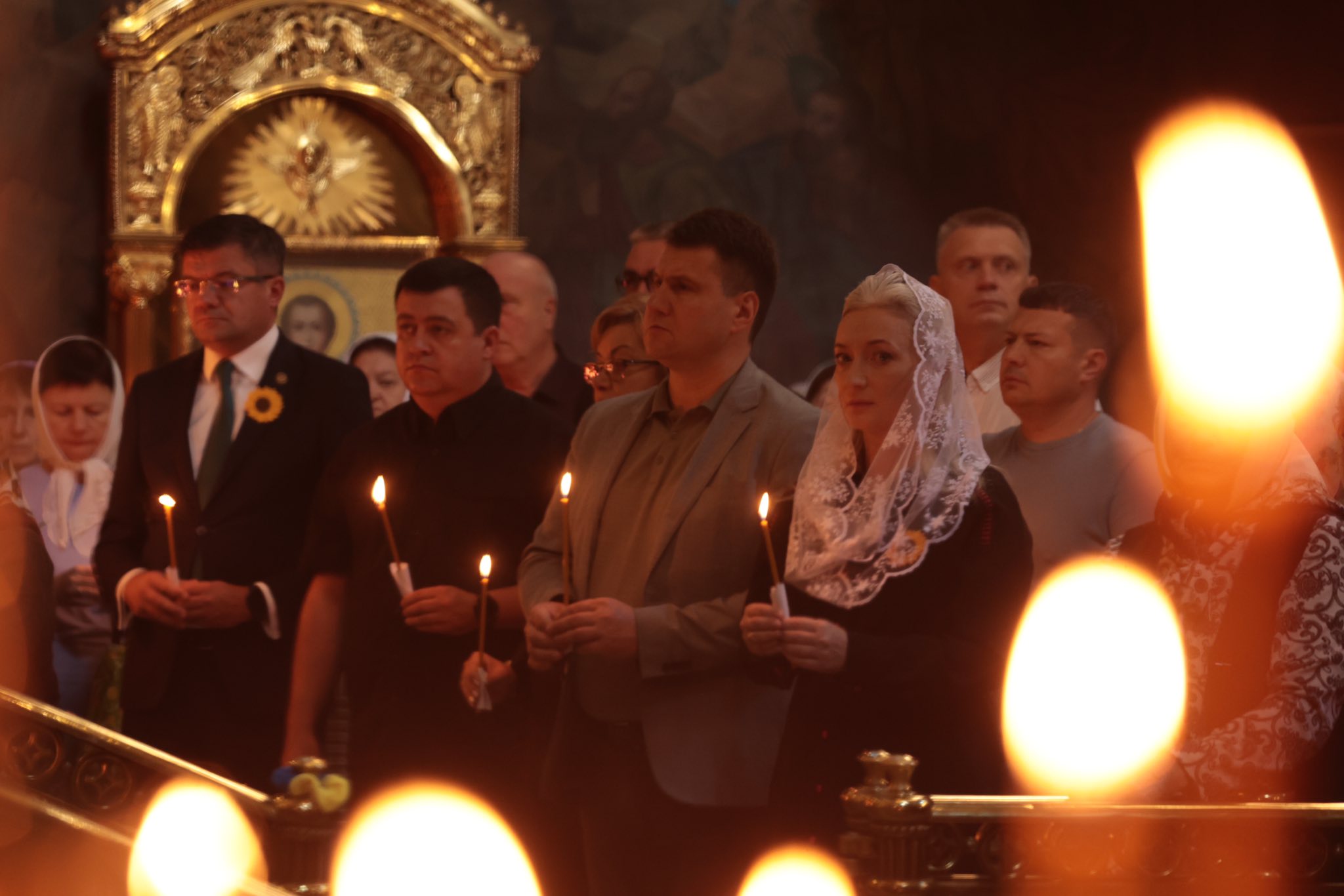 Панахида за загиблими захисниками та захисницями України у Свято-Преображенському кафедральному соборі ПЦУ у Вінниці 