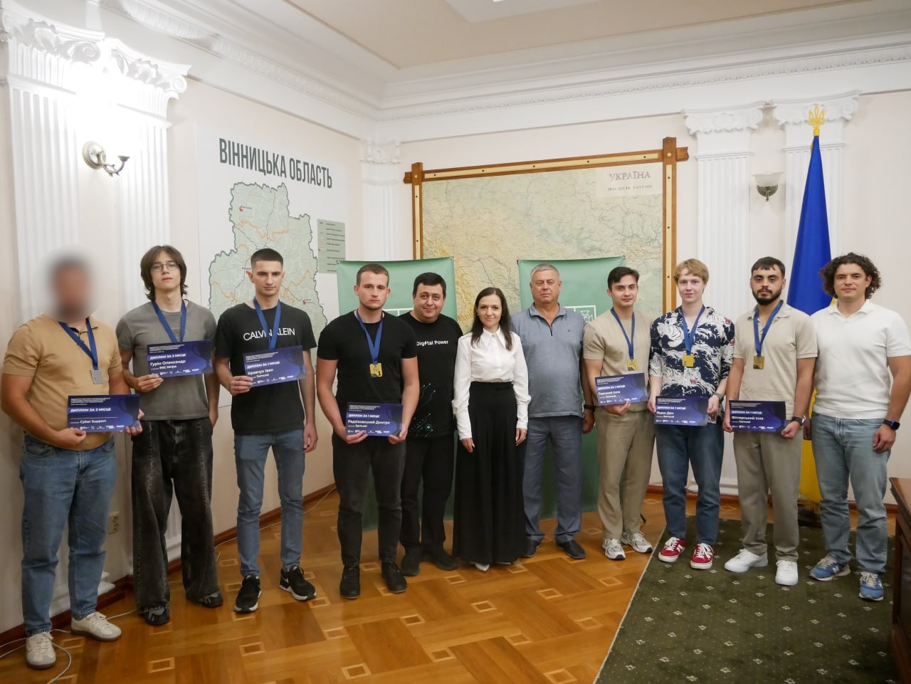 На Вінниччині відзначили переможців змагань з кібербезпеки