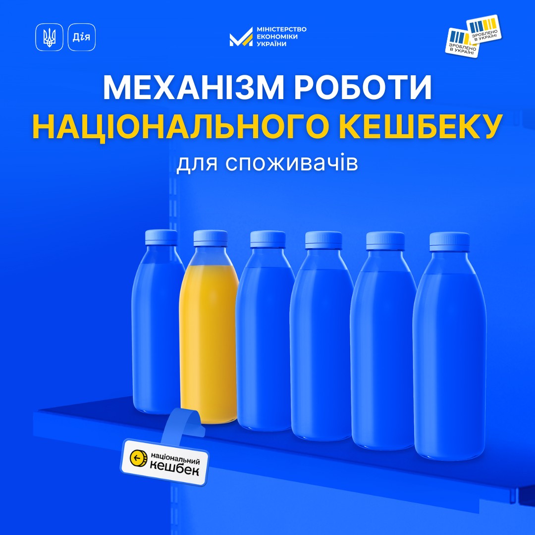 зображення напису "Механізм роботи національного кешбеку"