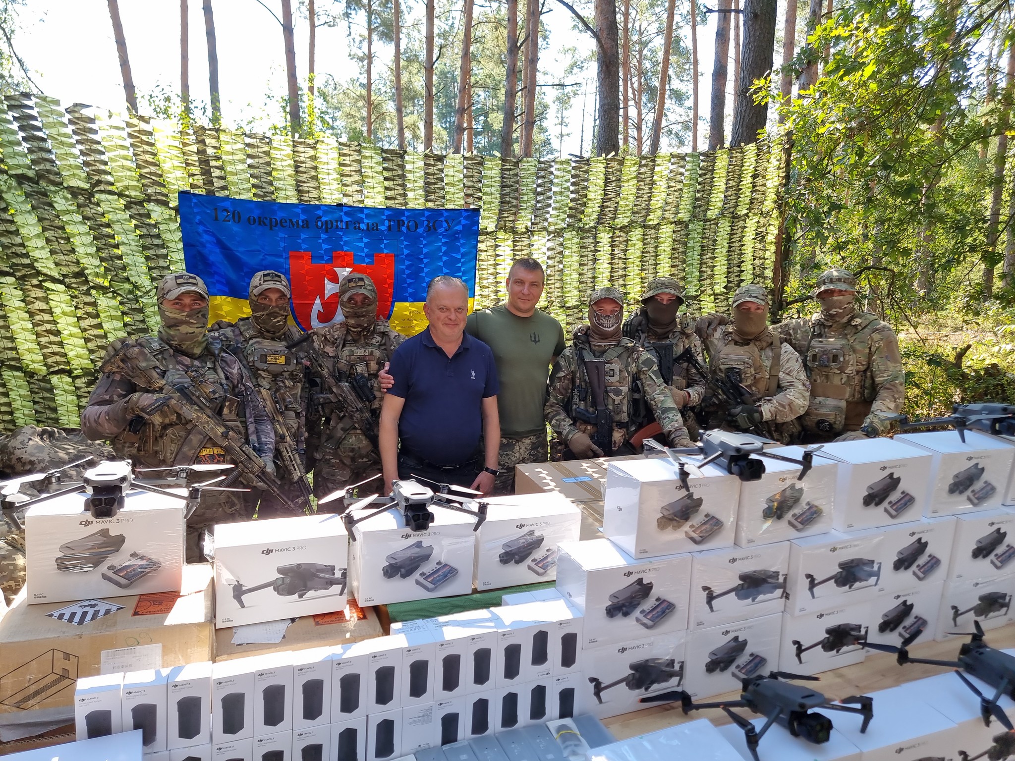 За дорученням Першої заступниці начальника ОВА Наталі Заболотної заступник начальника ОВА Сергій Здітовецький відвідав бійців 120 окремої бригади Сил територіальної оборони ЗСУ
