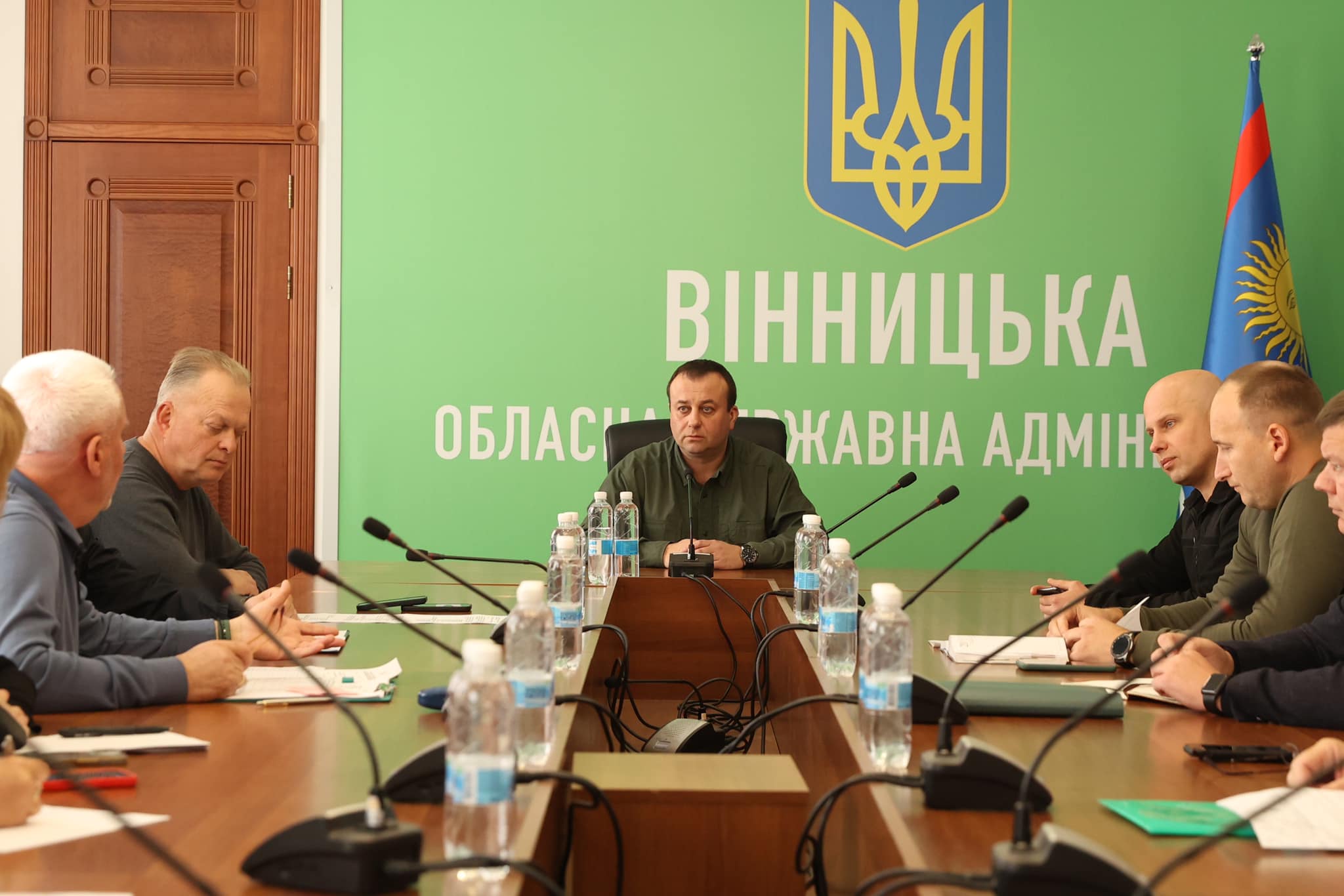 Начальник ОВА Сергій Борзов та учасники наради