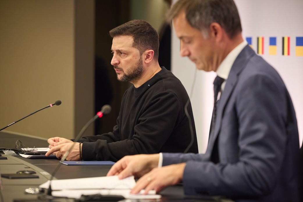 Президент України Володимир Зеленський та Прем’єр-міністр Бельгії Александр Де Кроо