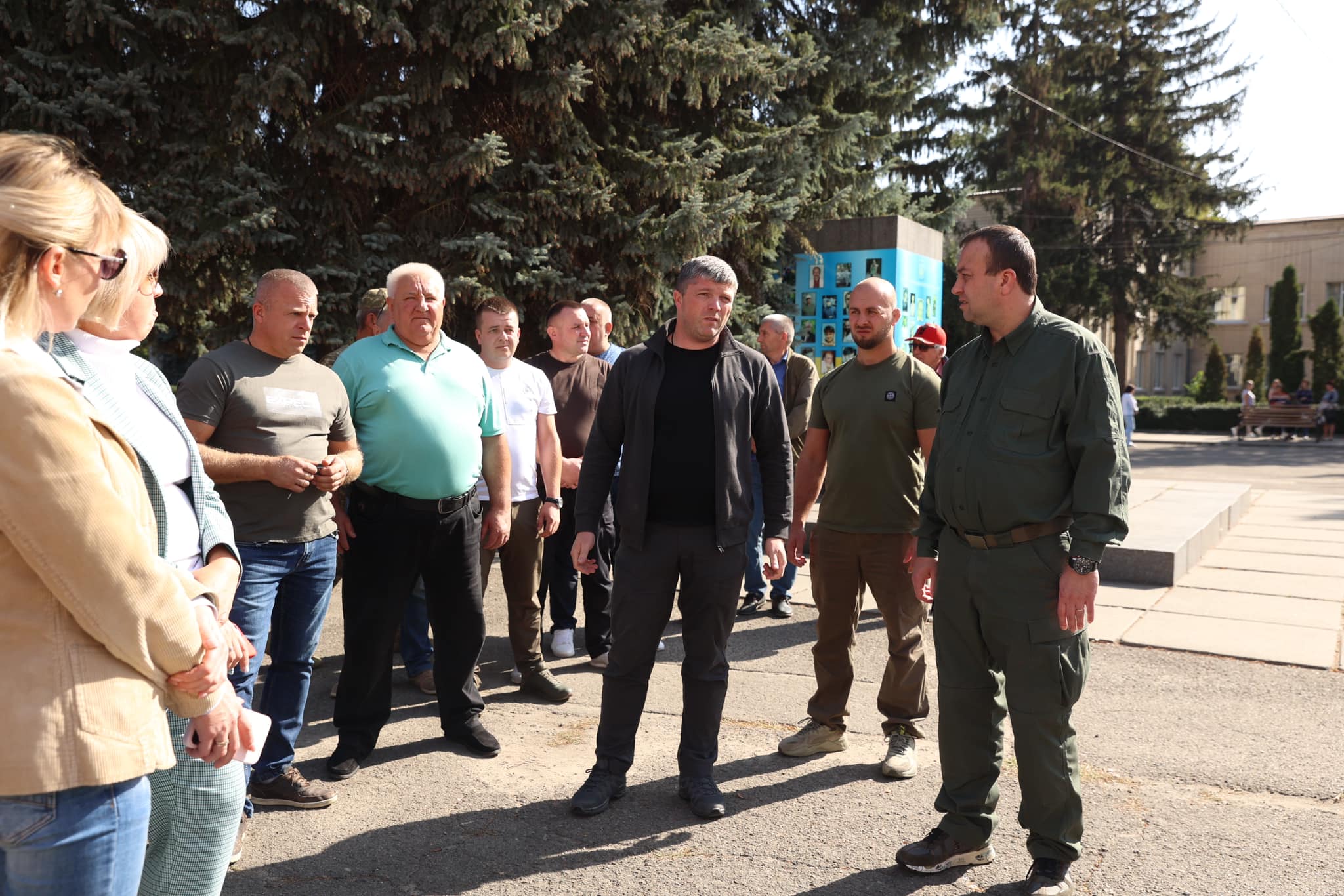 Начальник ОВА Сергій Борзов та керівники профільних напрямів