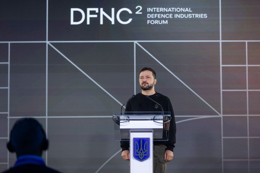 фото виступу Президента України Володимира Зеленського на другому Міжнародному форумі оборонних індустрій виступ Президента України Володимира Зеленського на другому Міжнародному форумі оборонних індустрій