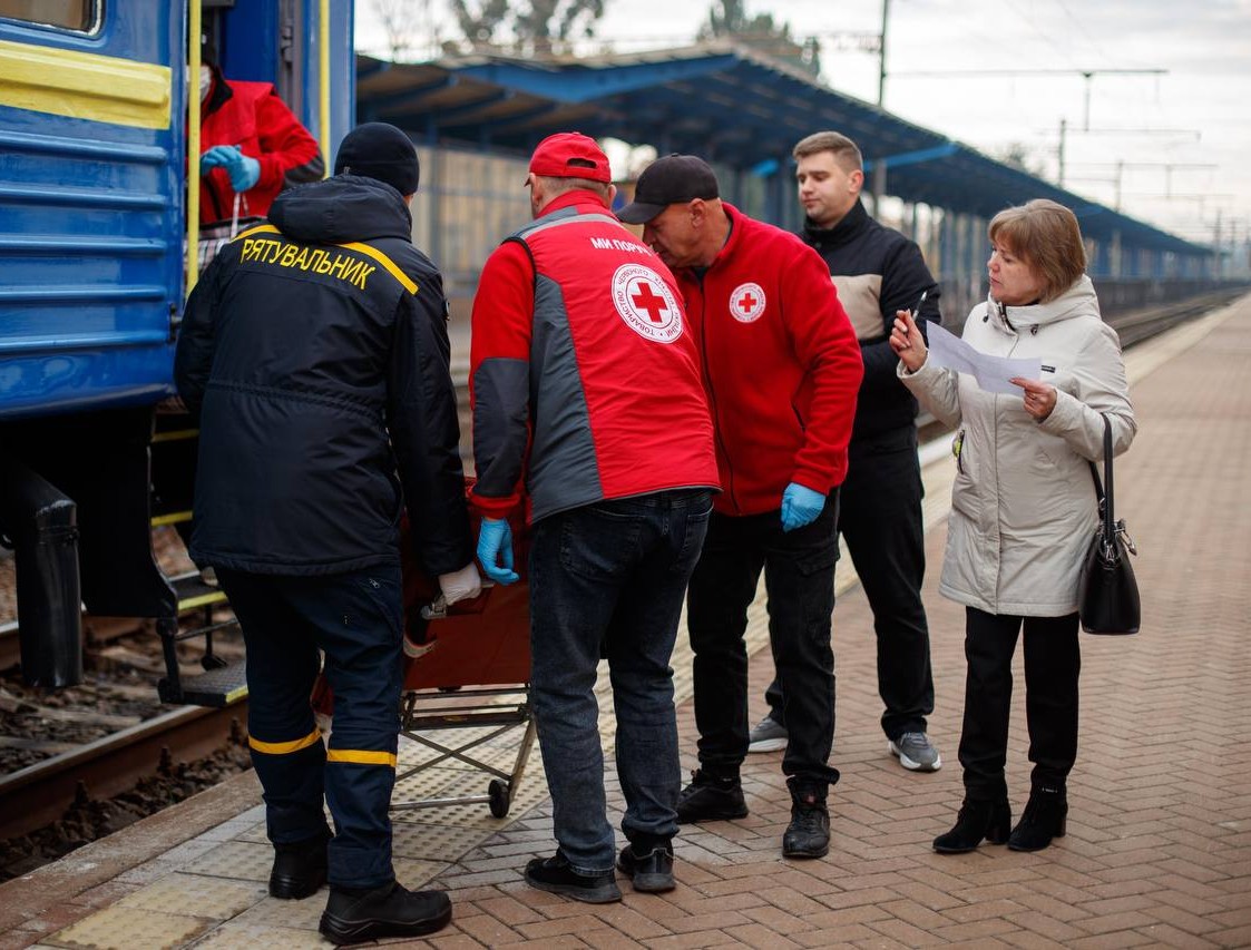 До Вінниччини вчергове прибула група евакуйованих маломобільних осіб та людей старшого віку