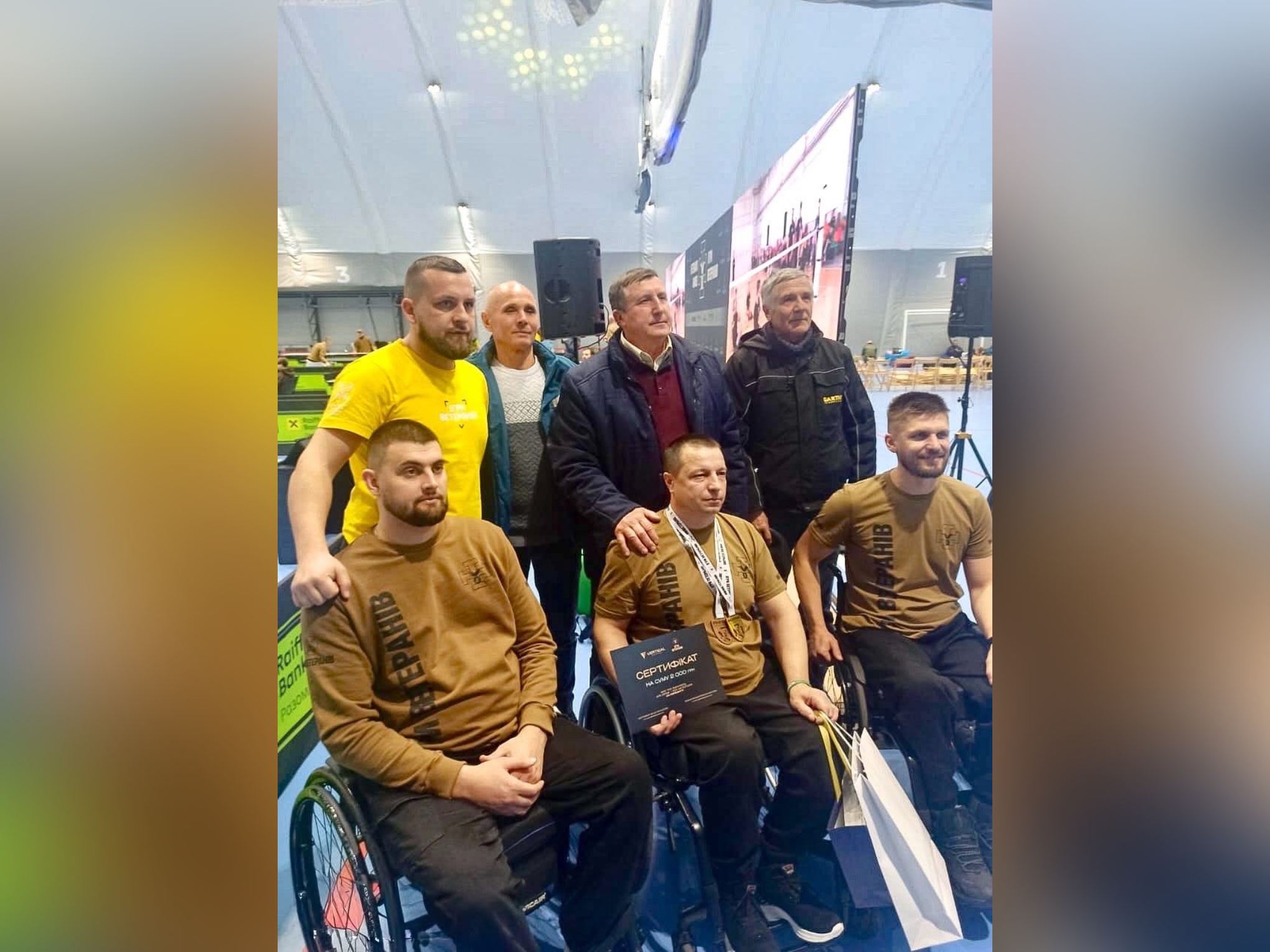 Ветеран з Вінниччини виборов «золото» та «бронзу» з настільного тенісу у фіналі Ігор Ветеранів 2025