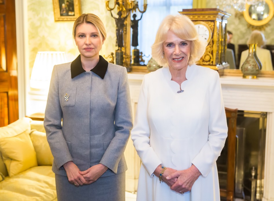 Олена Зеленська стала гостею прийому у Королеви-консорта Камілли, організованого з нагоди Дня боротьби за ліквідацію насильства щодо жінок 