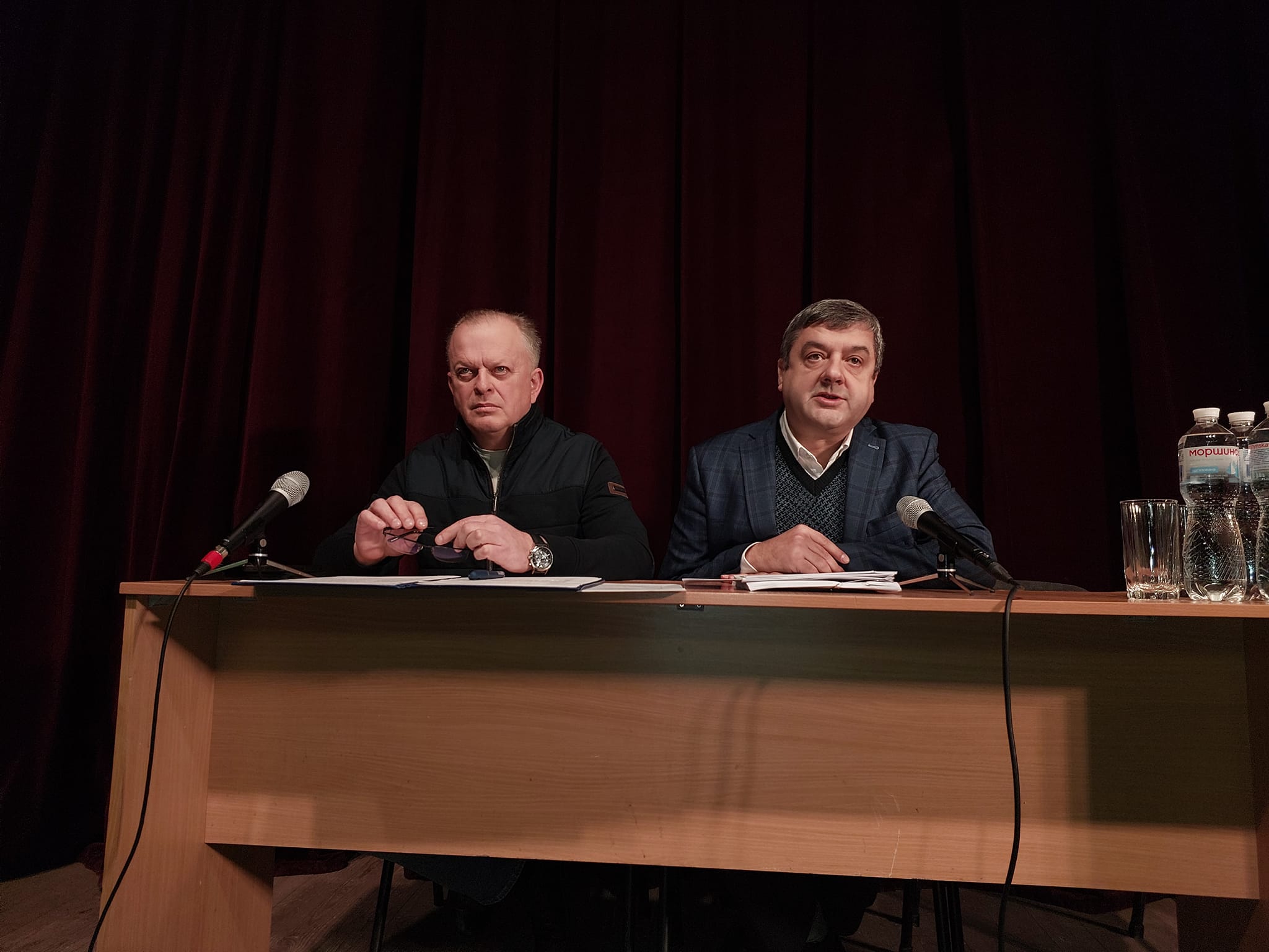 Заступник Начальника ОВА Сергій Здітовецький та Директор Департаменту фінансів ОВА Микола Копачевський
