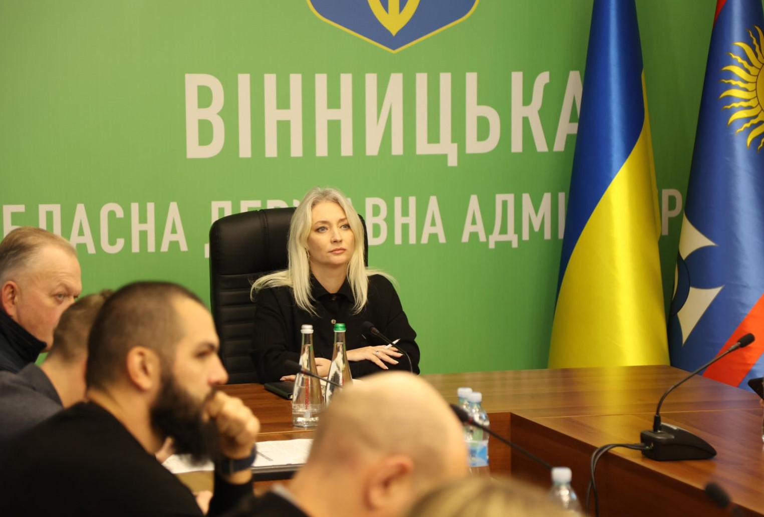 Перша заступниця Начальника ОВА Наталя Заболотна та учасники наради