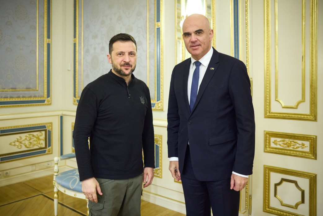 Президент України Володимир Зеленський та Генеральний секретар Ради Європи Ален Берсе