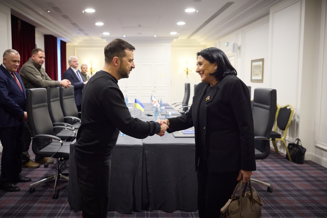 Президент України Володимир Зеленський та Президентка Грузії Саломе Зурабішвілі