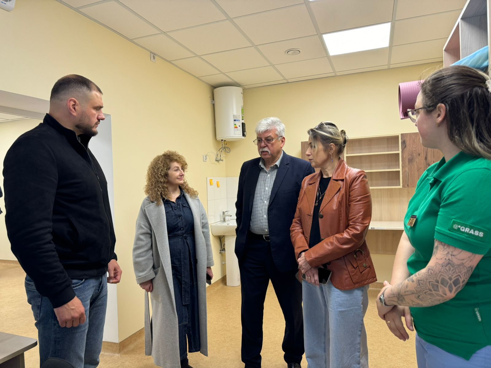 Ольга Задорожна ознайомилася з розвитком реабілітаційного напрямку у Жмеринській лікарні