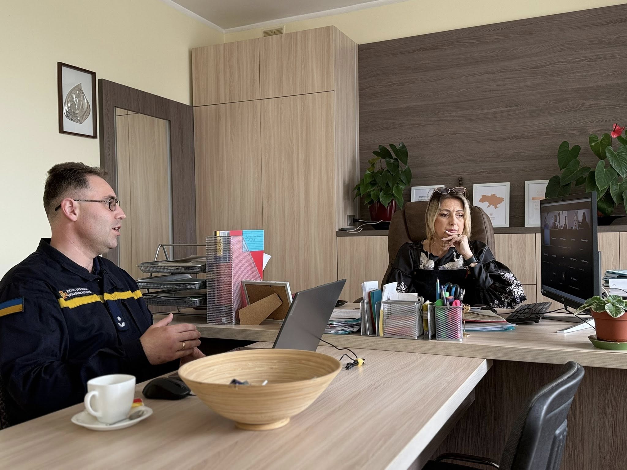 Відбулася нарада за участі Департаменту охорони здоров'я, ДСНС та керівників медичних закладів області