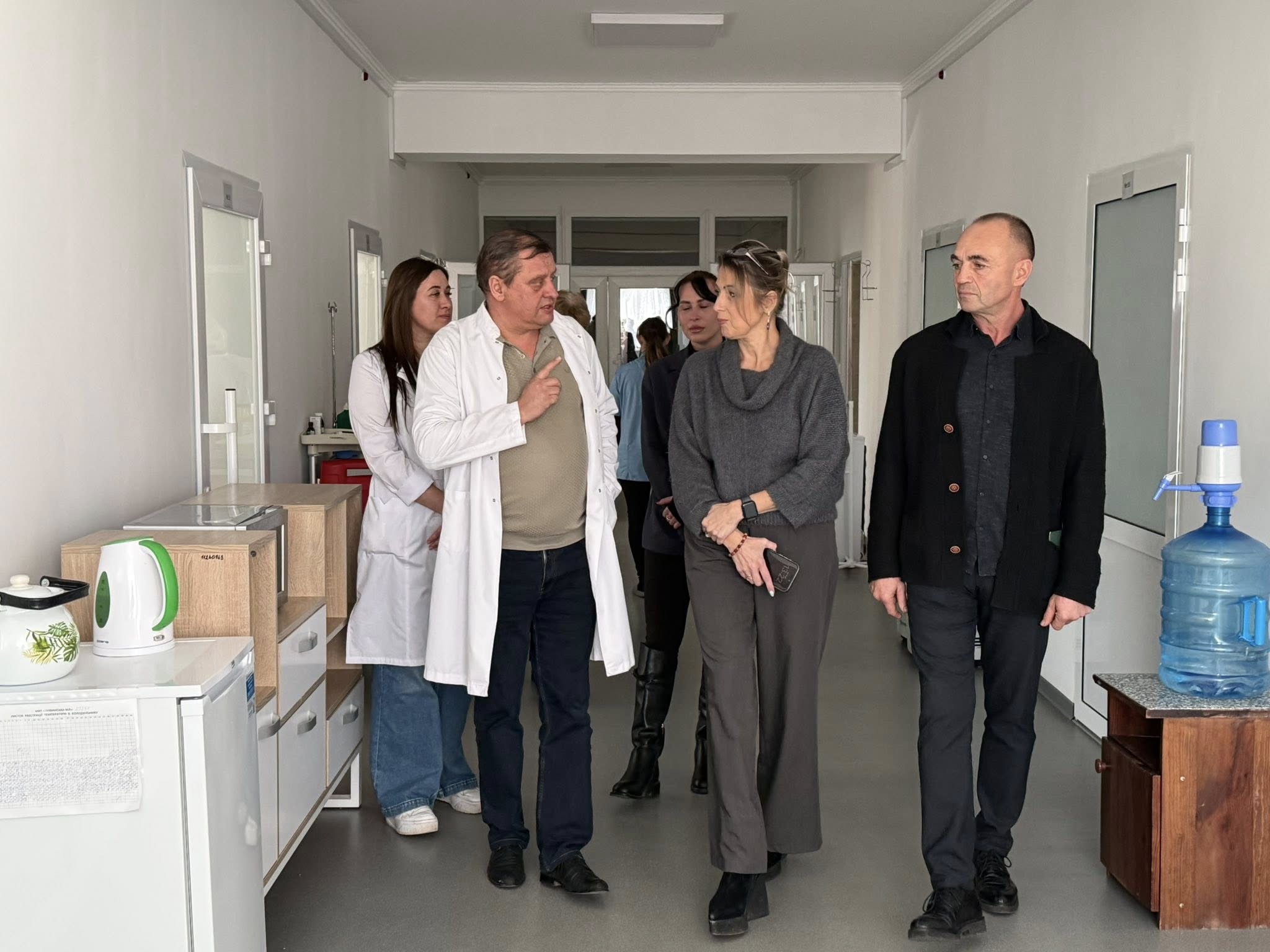 Директорка Департаменту відвідала Гніванську лікарню перед відкриттям реабілітаційного відділення