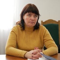 Учасниця засідання у конференц-залі Вінницької ОВА