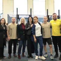 Міністерка у справах ветеранів Наталія Калмикова, народна депутатка України Ірина Борзова, Перша заступниця начальника ОВА Наталя Заболотна та учасники заходу