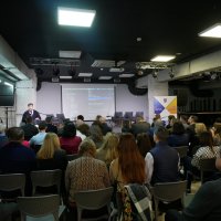 Виступ спікера на регіональному форумі «Вінниччина інноваційна: людина – освіта – бізнес – урядування»