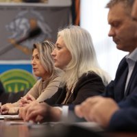 Перша заступниця начальника ОВА Наталя Заболотна та учасники зустрічі