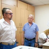 Заступник Начальника ОВА Сергій Здітовецький та Начальник Міграційної служби Вінницької області Борис Наливайко