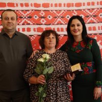 Начальник ОВА Сергій Борзов, народна депутатка України Ірина Борзова та учасниця заходу