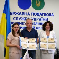 заступник Начальника ОВА Сергій Здітовецький та учасники спецпогашення марки