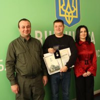 Вручення нагород волонтерам та працівникам комунальних підприємств регіону, які працювали на деокупованій території Херсонщини