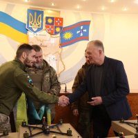 заступник начальника ОВА Сергій Здітовецький та військові