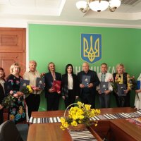 народна депутатка України Ірина Борзова та учасники нагородження