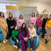 учасники заходу «День спільнодії: Ти як? Допомога завжди поруч» під час занять