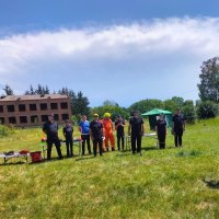 Представники  профільних служб під час навчань