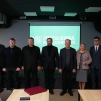 заступник начальника ОВА Сергій Здітовецький, заступник начальника ОВА (CDTO) Андрій Кавунець, заступник начальника ОВА Олександр Піщик та учасники зустрічі