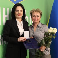 вручення грамот Верховної Ради України, народною депутаткою України Іриною Борзовою