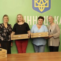 Перший заступник Начальника ОВА Наталя Заболотна, директор Департаменту охорони здоров'я та реабілітації ОВА Ольга Задорожна і учасники заходу