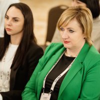 регіональна координаторка Всеукраїнської програми ментального здоров'я "Ти як?" у Вінницькій області Олена Бессараба та учасниця заходу