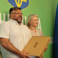 Перший заступник Начальника ОВА Наталя Заболотна та учасник заходу