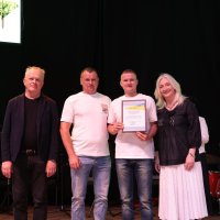 Перша заступниця начальника ОВА Наталя Заболотна та заступник начальника ОВА Сергій Здітовецький з учасниками заходу