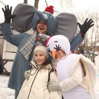 Учасники обласного новорічного свята