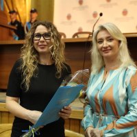 Перший заступник Начальника ОВА Наталя Заболотна та учасниця заходу