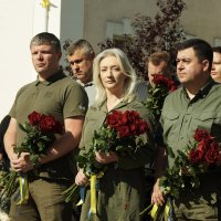 Перший заступник Начальника ОВА Наталя Заболотна і заступники Начальника ОВА Олександр Піщик та Андрій Кавунець