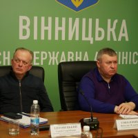 Заступник Начальника ОВА Сергій Здітовецький та голова обласної Ради Вячеслав Соколовий