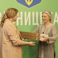 Перший заступник Начальника ОВА Наталя Заболотна та учасниця заходу